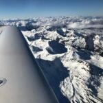 vliegen over de Pyreneeën